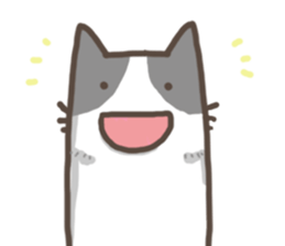 Cat slave diary - Two colors cat sticker #8958016