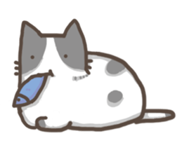 Cat slave diary - Two colors cat sticker #8958018