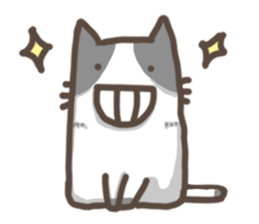 Cat slave diary - Two colors cat sticker #8958019