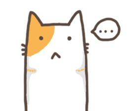 Cat slave diary - Two colors cat sticker #8958020