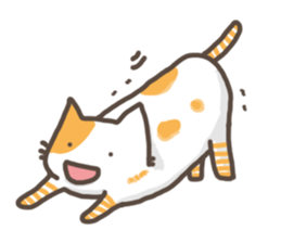 Cat slave diary - Two colors cat sticker #8958022