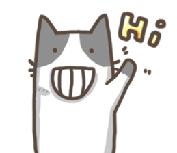 Cat slave diary - Two colors cat sticker #8958024