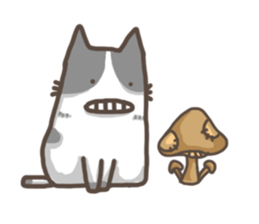 Cat slave diary - Two colors cat sticker #8958029