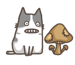 Cat slave diary - Two colors cat sticker #8958030