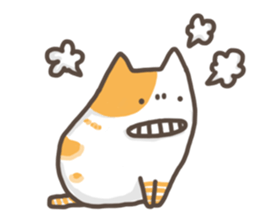 Cat slave diary - Two colors cat sticker #8958033