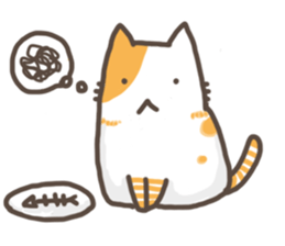 Cat slave diary - Two colors cat sticker #8958035