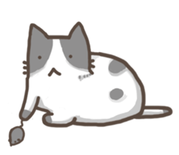 Cat slave diary - Two colors cat sticker #8958038