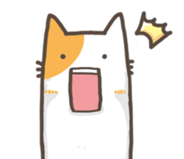 Cat slave diary - Two colors cat sticker #8958040