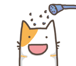 Cat slave diary - Two colors cat sticker #8958041