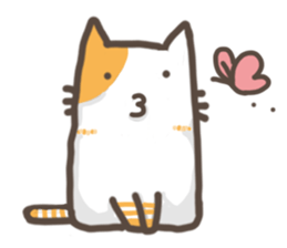 Cat slave diary - Two colors cat sticker #8958043