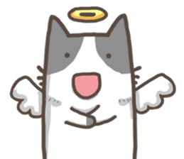 Cat slave diary - Two colors cat sticker #8958045