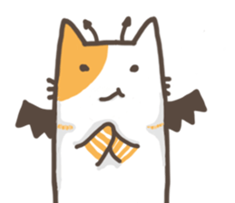 Cat slave diary - Two colors cat sticker #8958046