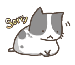 Cat slave diary - Two colors cat sticker #8958049