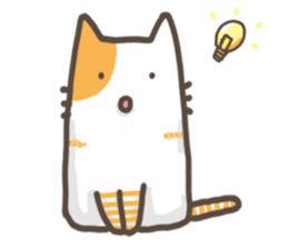 Cat slave diary - Two colors cat sticker #8958053