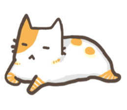 Cat slave diary - Two colors cat sticker #8958054