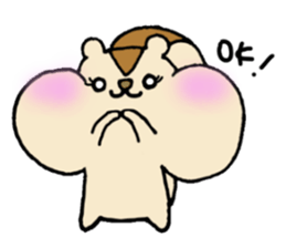 Squirrel weather sticker #8958293