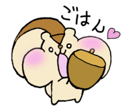 Squirrel weather sticker #8958294