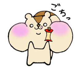 Squirrel weather sticker #8958296