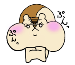 Squirrel weather sticker #8958297