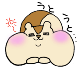 Squirrel weather sticker #8958298