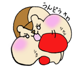 Squirrel weather sticker #8958308