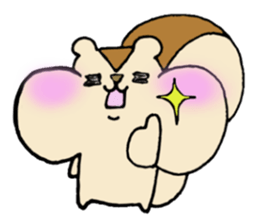 Squirrel weather sticker #8958318