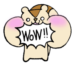 Squirrel weather sticker #8958321