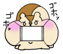 Squirrel weather sticker #8958325