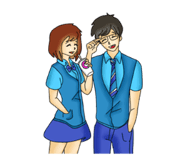 Hikary, Haruki y Leon sticker #8958330