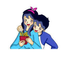 Hikary, Haruki y Leon sticker #8958338