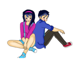 Hikary, Haruki y Leon sticker #8958341