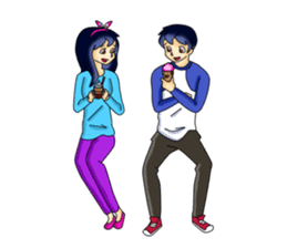 Hikary, Haruki y Leon sticker #8958349