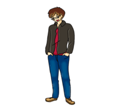 Hikary, Haruki y Leon sticker #8958366