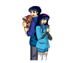 Hikary, Haruki y Leon sticker #8958367