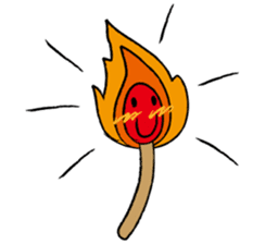 Matibo-kun(the matchstick) sticker #8959155
