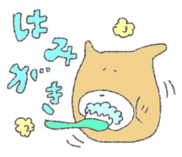 Dog hot dog sticker #8959294