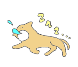 Dog hot dog sticker #8959295
