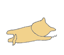 Dog hot dog sticker #8959298
