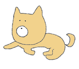 Dog hot dog sticker #8959307