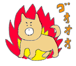 Dog hot dog sticker #8959308