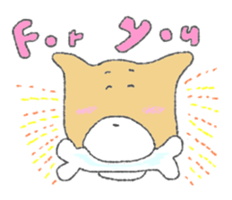 Dog hot dog sticker #8959315