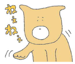 Dog hot dog sticker #8959324
