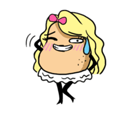 Pretty Potato sticker #8959629