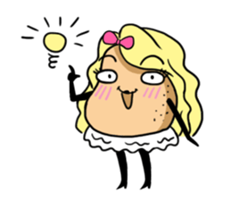 Pretty Potato sticker #8959645