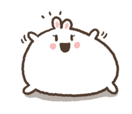Fat Fat Rabbit sticker #8959810