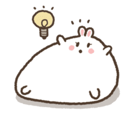 Fat Fat Rabbit sticker #8959839