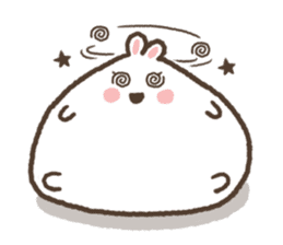 Fat Fat Rabbit sticker #8959846