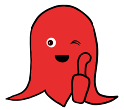 Octopus wiener Boy sticker #8960091