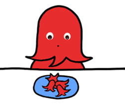 Octopus wiener Boy sticker #8960095