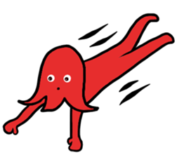 Octopus wiener Boy sticker #8960105